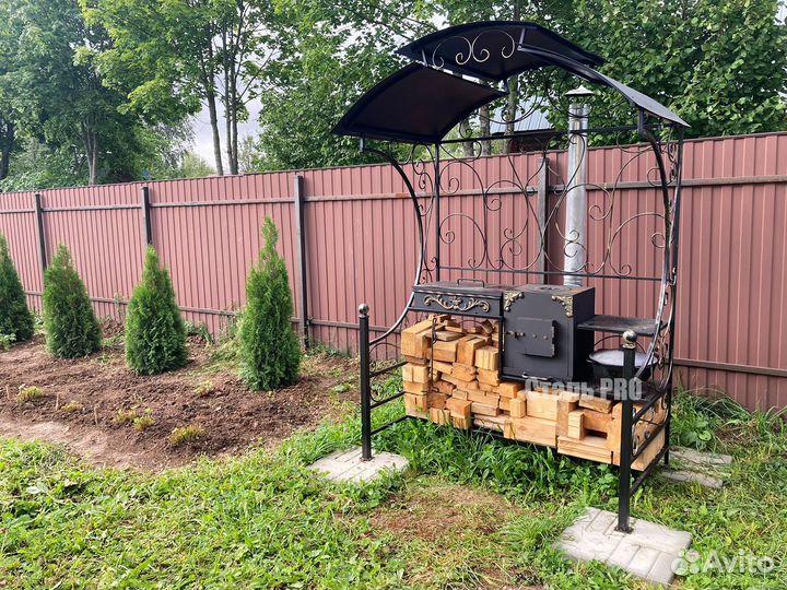 Мангал С крышей