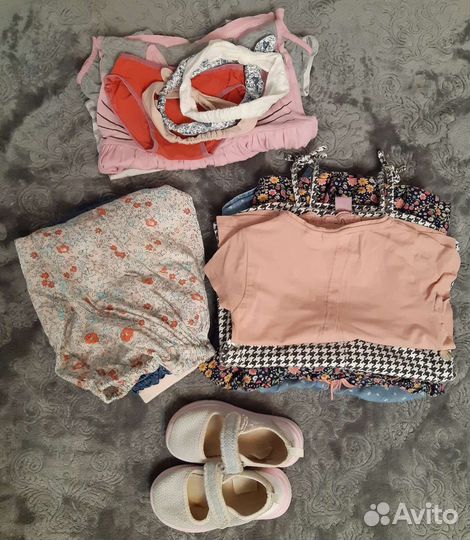 Пакет вещей для девочки 2 года