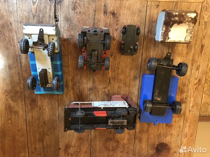 Игрушка СССР машина грузовик паровоз