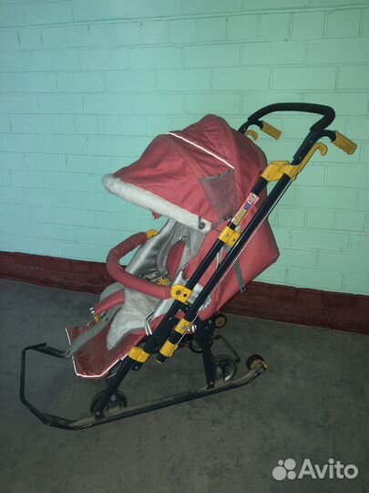 Санки коляска nika