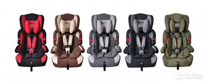 Автокресло 9-36 кг,новые, много