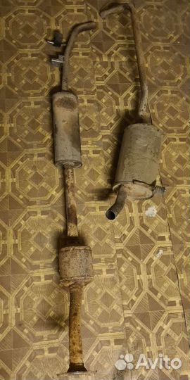 Катализатор и глушитель Renault logan 2