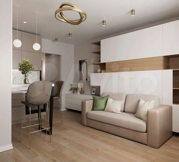 Квартира-студия, 20,5 м², 3/15 эт.