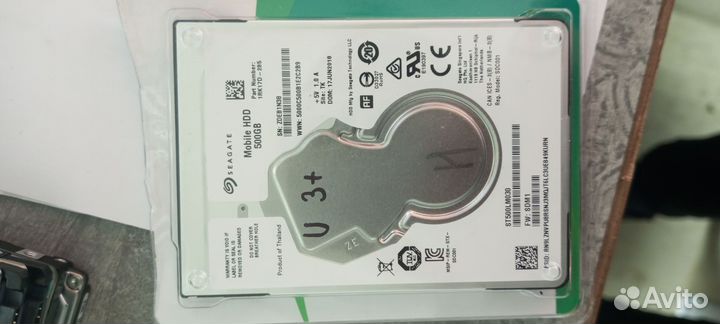 Жесткий диск для ноутбуков HDD