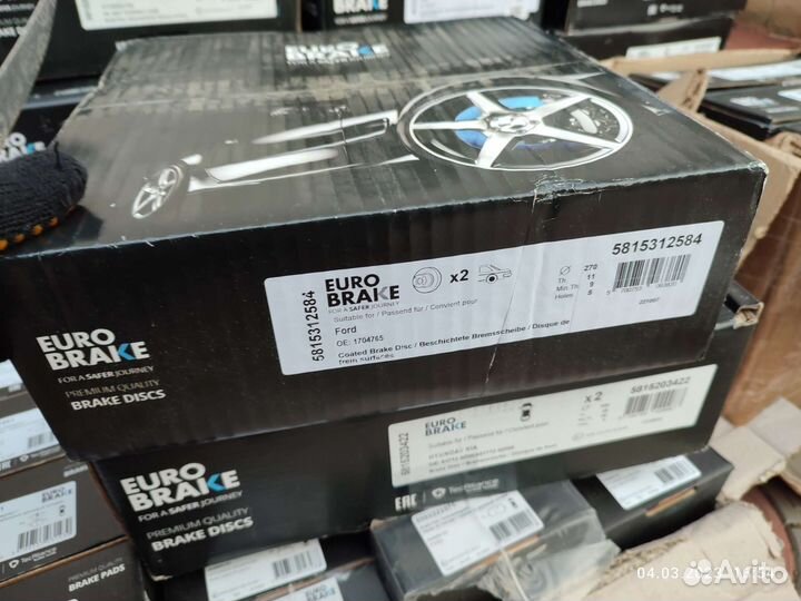 Тормозной диск, колодки ford focus 2 3
