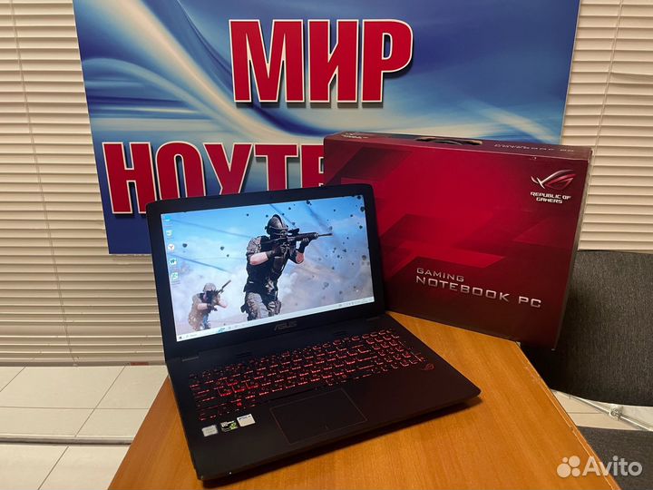 Ноутбук игровой Asus ROG / GTX / 1tb /16gb