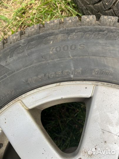 Аллюминиевые диски r15 с резиной