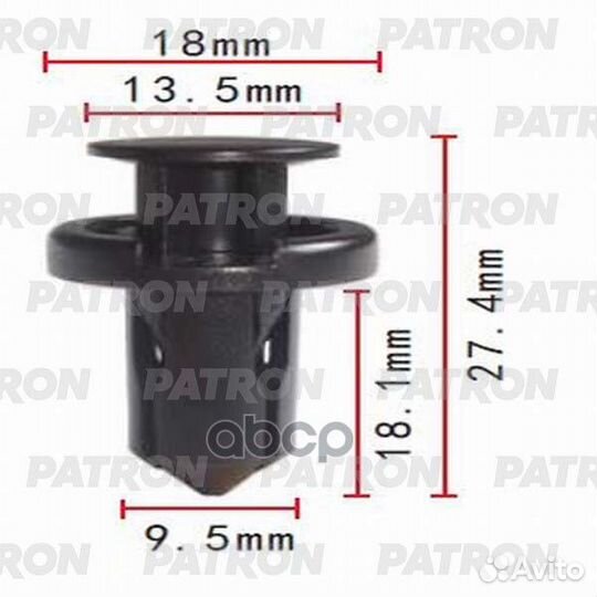 Клипса пластмассовая Infiniti, Nissan, Subaru