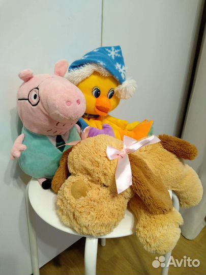 Коробка мягких игрушек