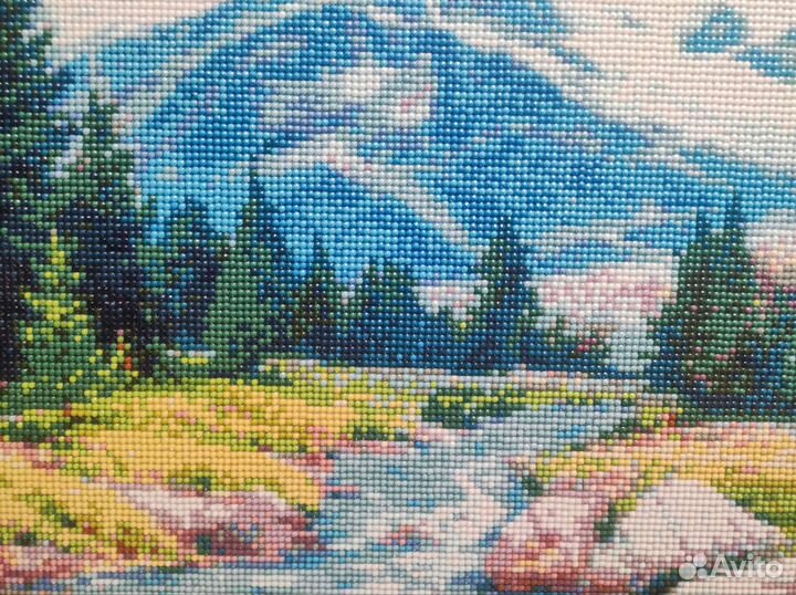 Алмазная картина сделанная