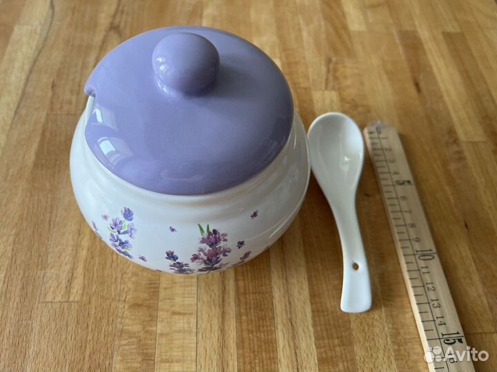 Сахарница керамика 660мл Прованс