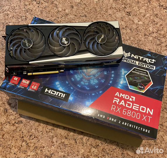 Видеокарта ADM radeon RX6800XT