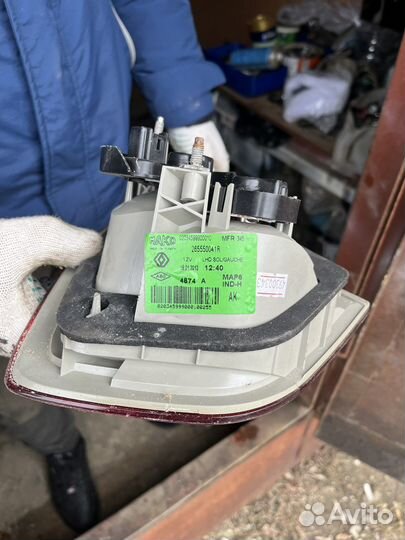 Фонарь задний renault fluence