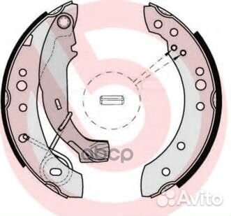 Колодки тормозные барабанные задн. citren C2 (J
