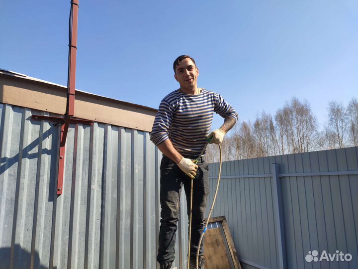 Бурение скважины ударно канатный метод