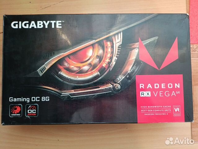 Видеокарта Gigabyte Vega 64/8