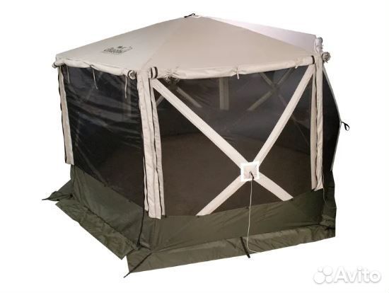 Шатер следопыт быстросборный, h-2,25 м, 6 стен, S