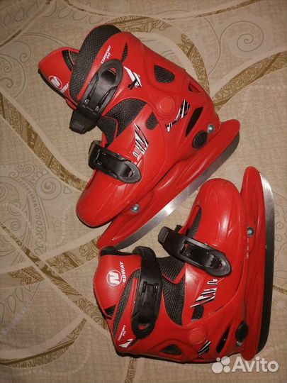 Коньки детские раздвижные Nordway размер 30-33