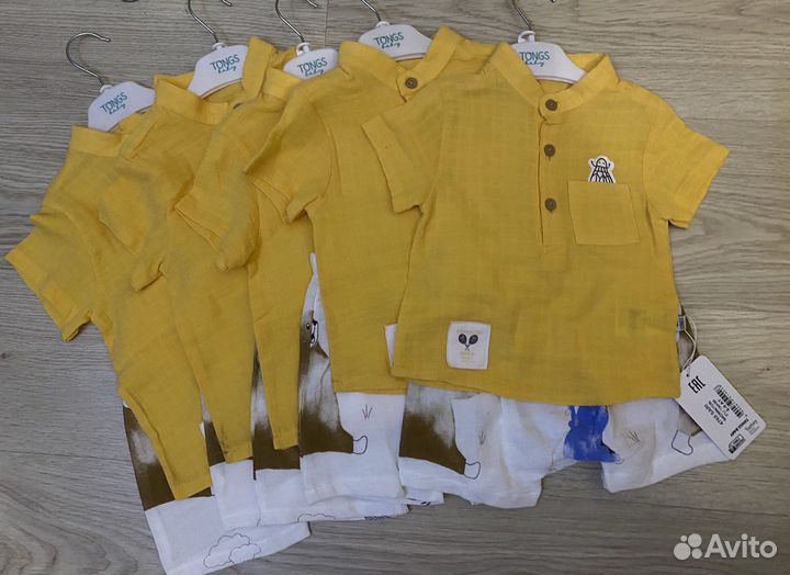 Муслиновый костюм для мальчика