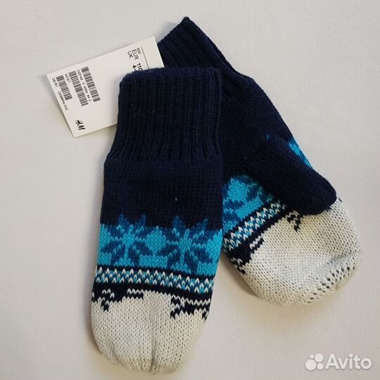 Варежки hm размер 110/116 новые