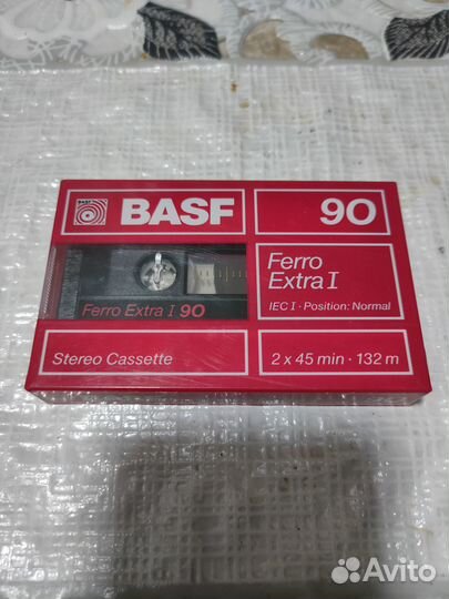 Аудио кассеты новые запечатанные basf