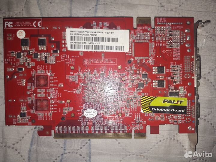 Nvidia 6600gt 128мб 128бит