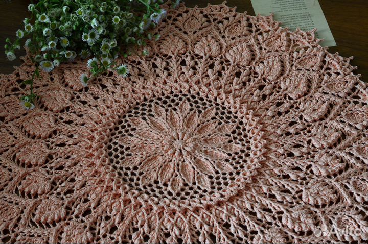 Салфетка вязаная крючком