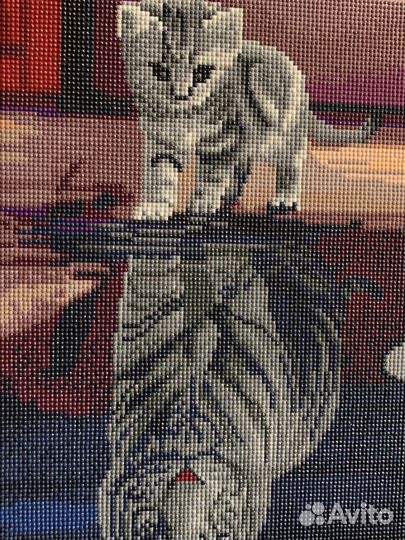 Картина из алмазной мозаики, готовая