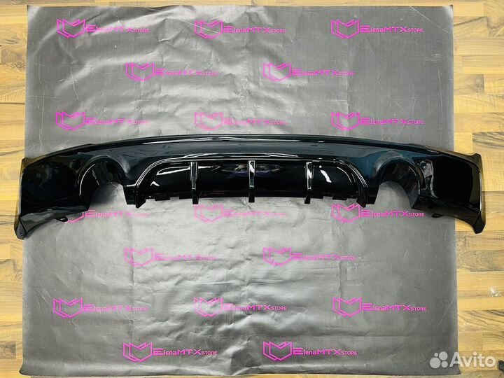 Диффузор BMW F22 MP 1x1 черный глянец