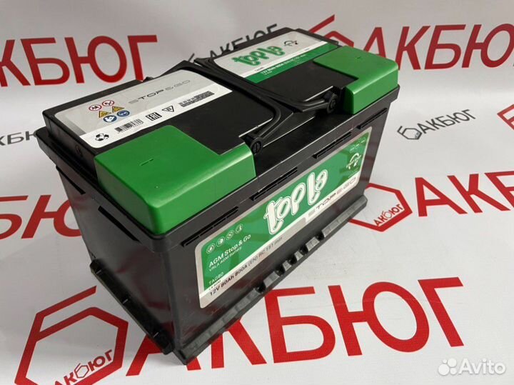 Аккумулятор на Мерседес topla 80 ah (Доставка)