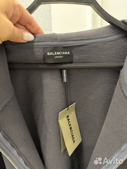 Худи зип vogue balenciaga