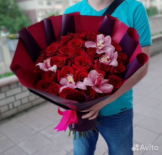 35 роз доставка цветов букеты