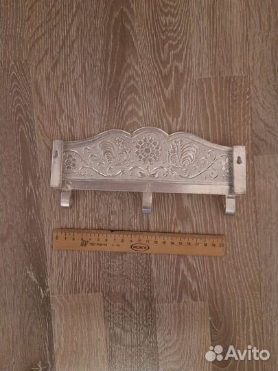 Вешалка эмаль алюминий винтаж СССР