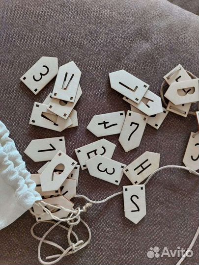 Цифры и буквы для фотосессии малыша