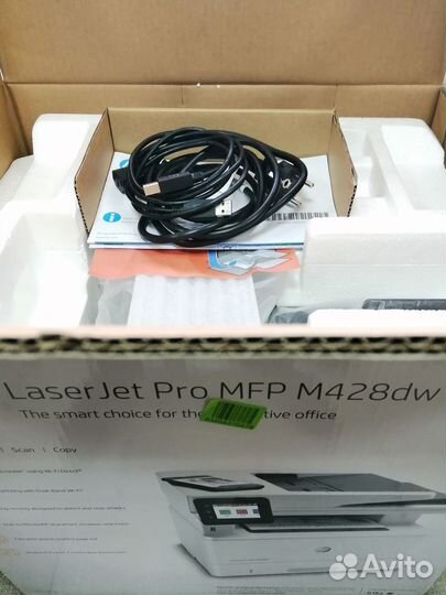 Мфу HP 428 dw с Wi-Fi. Пробег 8000 стр. Гарантия