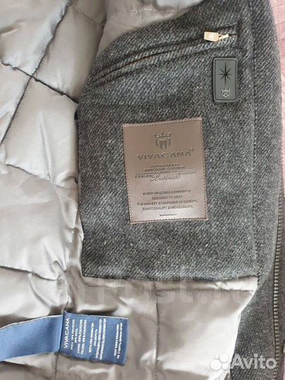 Пальто на подкладе мужское шерсть р46