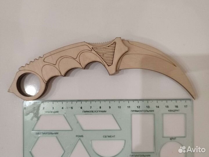 Деревянный нож керамбит