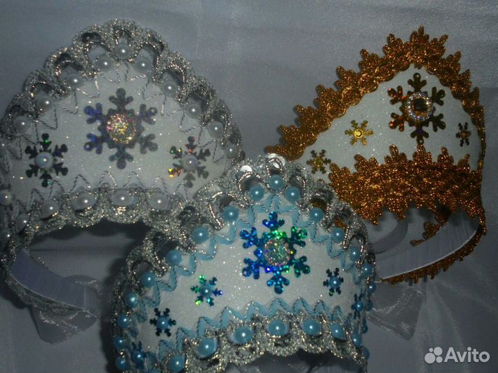 Кокошник для снегурочки