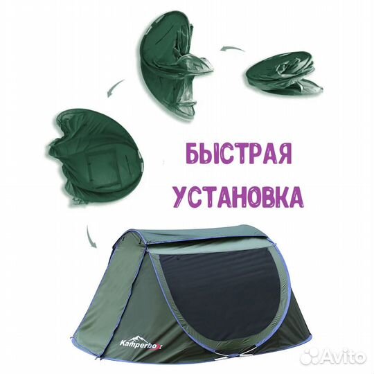Палатка автоматическая Kamperbox 3-5 человек Новая