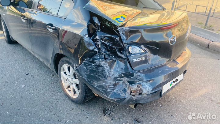 Mazda 3 1.6 AT, 2009, битый, 186 000 км