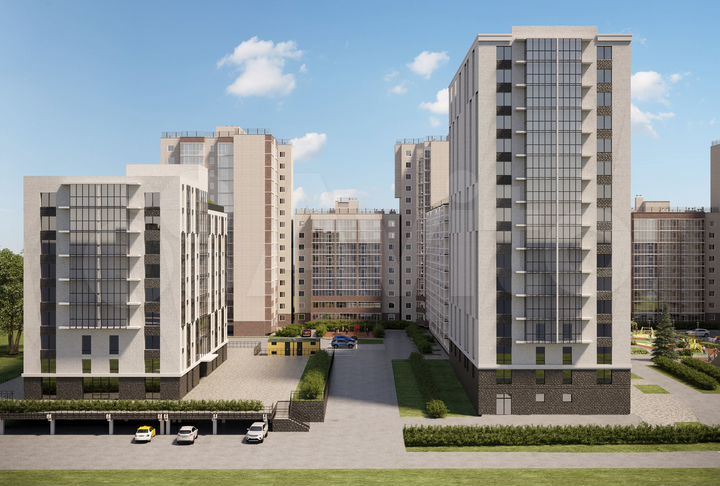 2-к. квартира, 75,3 м², 15/15 эт.
