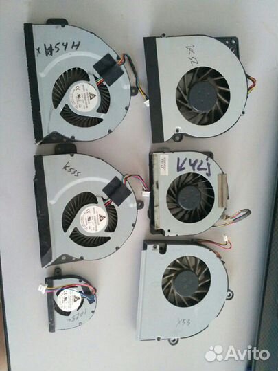 Оригинальные кулеры для ноутбуков asus