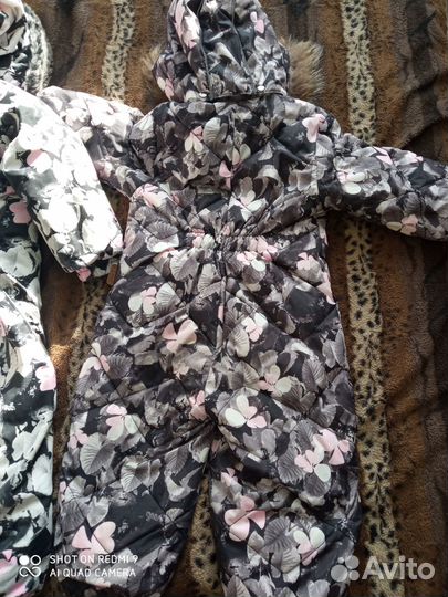 Комбинезоны для двойни зимние