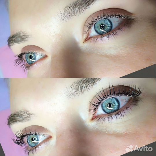 Ламинирование +botox ресниц