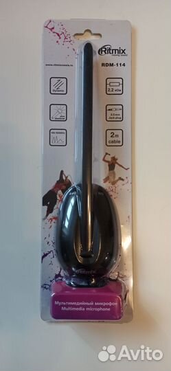 Мультимедийный микрофон ritmix-RDM-114
