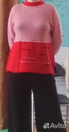 Брюки вязанные