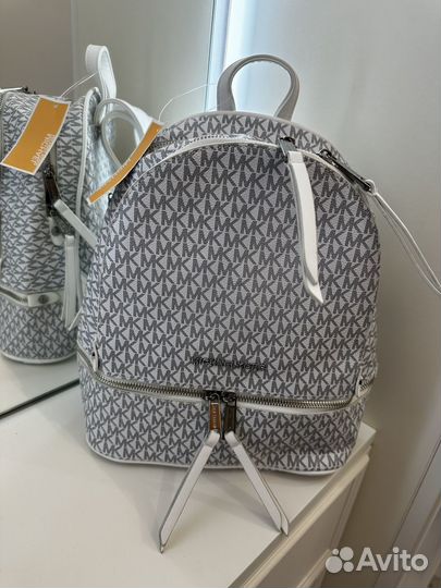 Рюкзак женский натуральная кожа бежевый