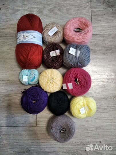 Пряжа полушерсть