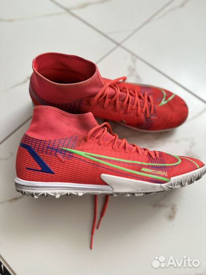 Бутсы сороконожки Nike mercurial superfly 8 TF