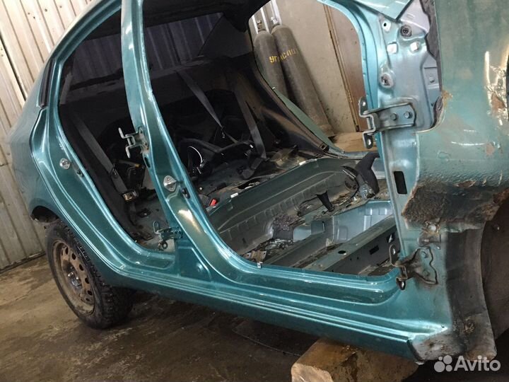 Порог со стойкой kia rio